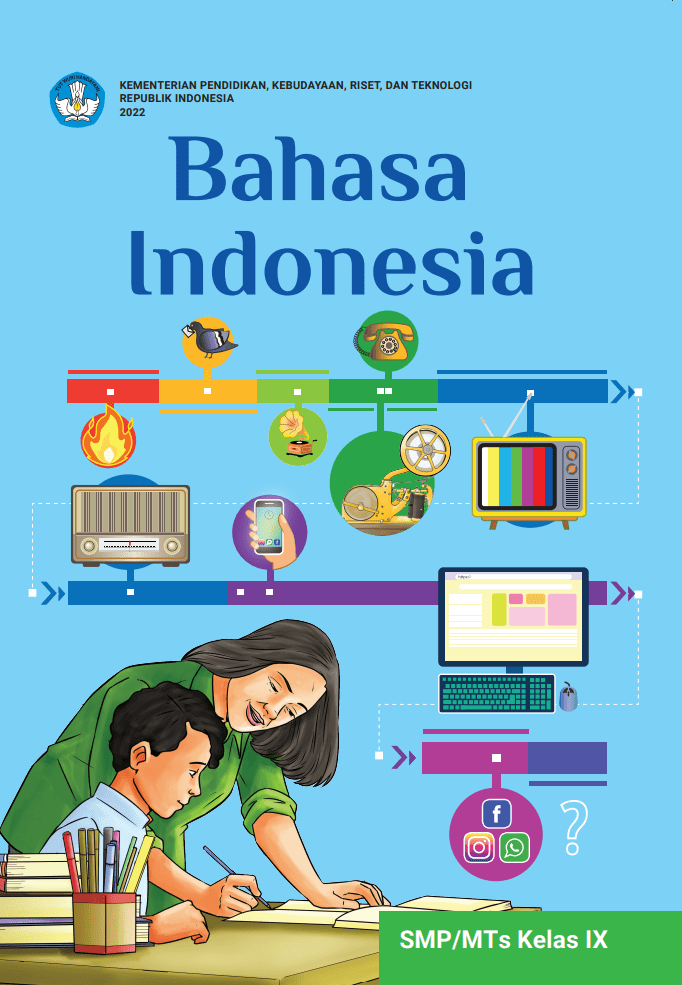 Buku Bahasa Indonesia untuk SMP/MTs Kelas IX